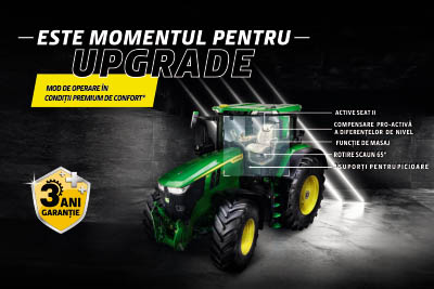 TRACTOARELE JOHN DEERE 7R – CARACTERISTICI EXCLUSIVE DE CONFORT